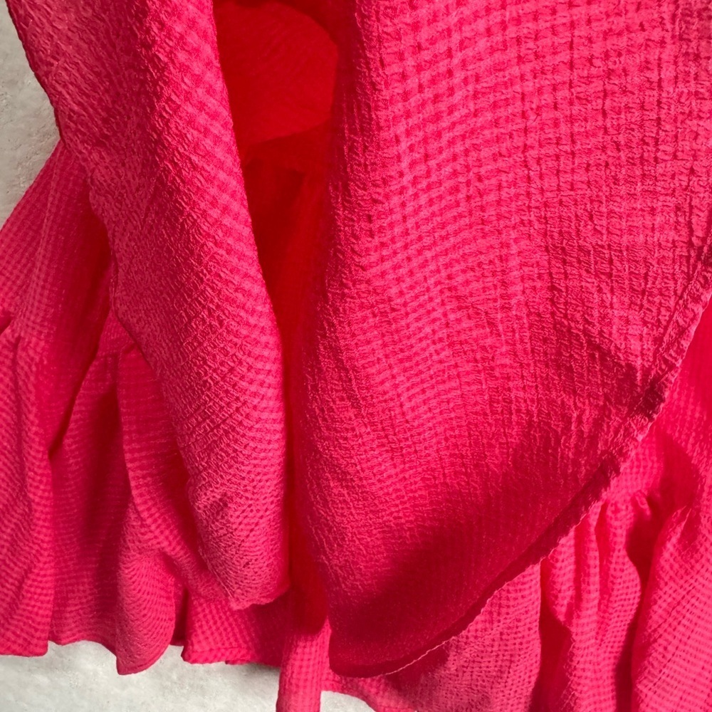 Banana Republic NEW Baby Doll Tiered Swing Top Boho Blouse Textured Lightweight - Picture 8 of 16